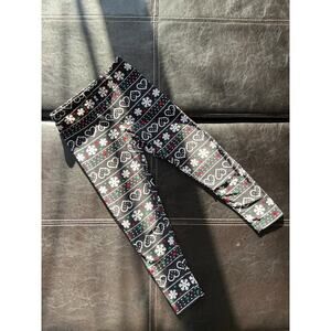 Snowflake and Hearts Leggings